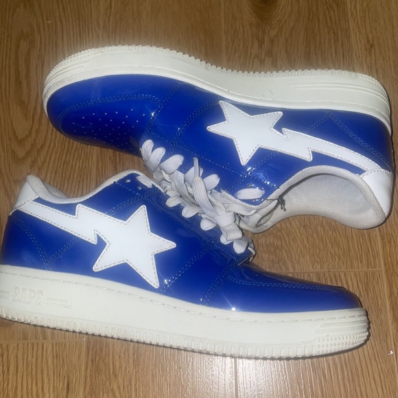 These are bapesta low patent blue - Picture 3 of 3